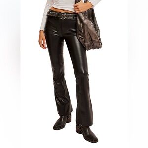 Free People Black Boot Cut Pants